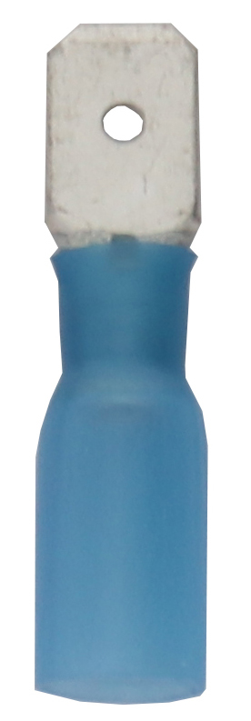 COSSE THERMO PLATE MALE BLEUE 6.3x0.8mm (BLx10)