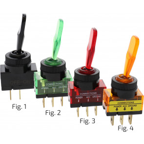 INTERRUPTEUR A LEVIER LUMINEUX ORANGE (BLx1)