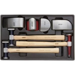 COFFRET DE TAS + MARTEAU CARROSSERIE (7pcs)