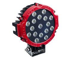 PHARE LED LONGUE PORTEE ROND (175x158mm) 17X3W (3570LM) IP67