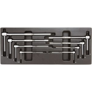 COFFRET DE CLES ALLEN 6 PANS T COULISSANT (8pcs)