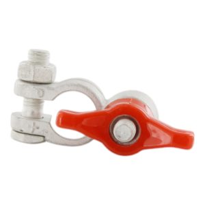 COSSE BATT (+) PAPILLON NAUTIQUE M8 ROUGE laiton etame