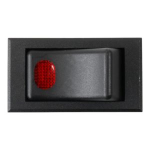 INTERRUPTEUR A BASCULE ENCASTRABLE 12V 20A (lumineux rouge)