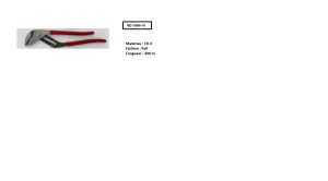 PINCE MULTIPRISE 400mm