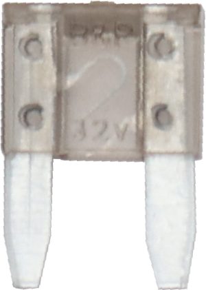 FUSIBLE MINI 2 A GRIS (50)