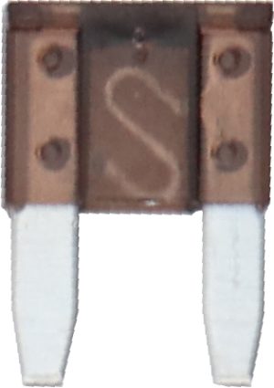 FUSIBLE MINI 7.5A  MARRON (50)