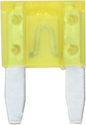 FUSIBLE MINI 20A  JAUNE (50)