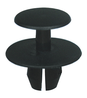 RIVET PLASTIQUE NOIR (sachet de 8 pcs)