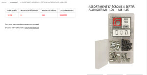 COFFRET DE RONDELLES GROWER (470 pcs) [30]
