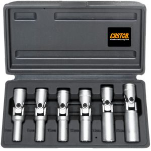 COFFRET DOUILLES 3/8" POUR BOUGIES PRECHAUFFAGE (6pcs)