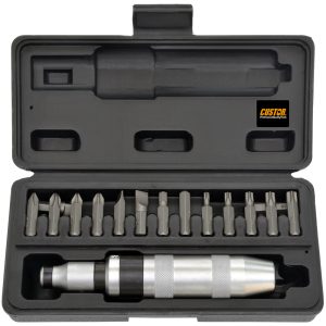 COFFRET TOURNEVIS A FRAPPER+EMBOUTS  (15pcs)