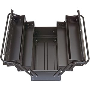 CAISSE A OUTILS METAL 5 CASES (470x220x260mm) NOIRE