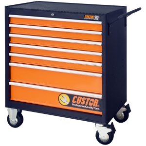 SERVANTE 7 TIROIRS S/ROULETTES 930mm x 500mm x 980mm