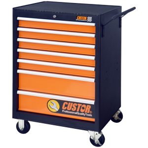 SERVANTE 7 TIROIRS S/ROULETTES 650mm x 510mm x 940mm