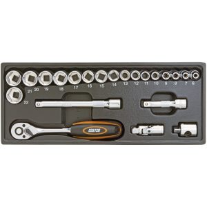 COFFRET DE DOUILLES 3/8" (22pcs)