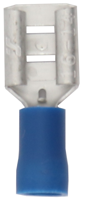 COSSE PLATE FEMELLE BLEUE 6.3x0.8mm (100)