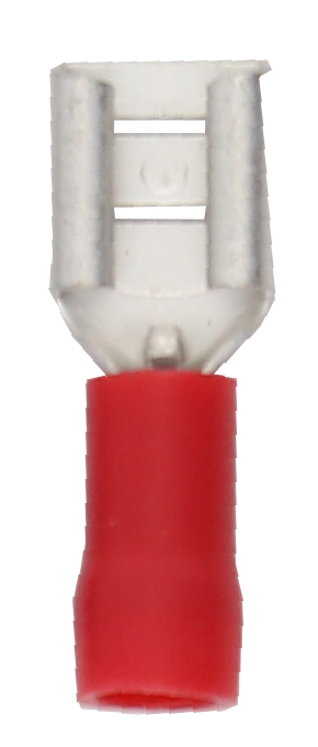 COSSE PLATE FEMELLE ROUGE 4.8x0.8mm (100)