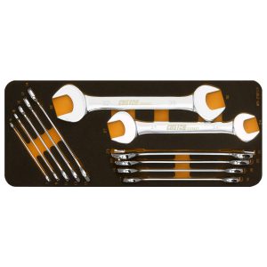 COFFRET MOUSSE DE CLES PLATES (11PCS / 6 à 32mm)
