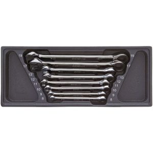 COFFRET DE CLES MIXTES CLIQUET 8 A 19 (8PCS)