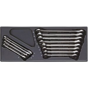 COFFRET DE CLES MIXTES CLIQUET 8 A 19 (12PCS)