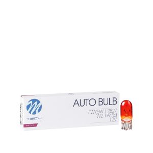 12V 5W TEMOIN S/CULOT AMBRE WY5W (Boite de 10)